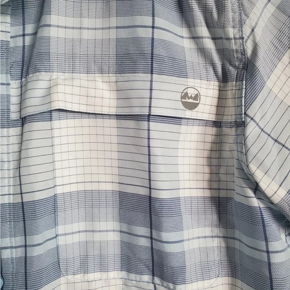 WRANGLER SZ LG Men's Cooling Shirt
Blue Plaid Short Sleeve Button Up Western - Picture 8 of 12